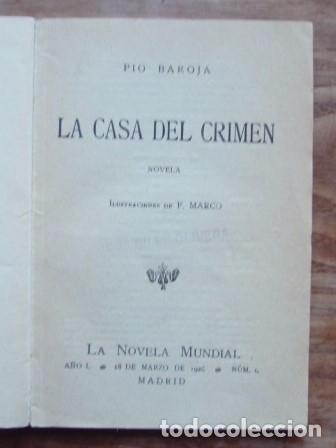 Libros antiguos: La casa del crimen - BAROJA, P&iacute;o - Foto 2