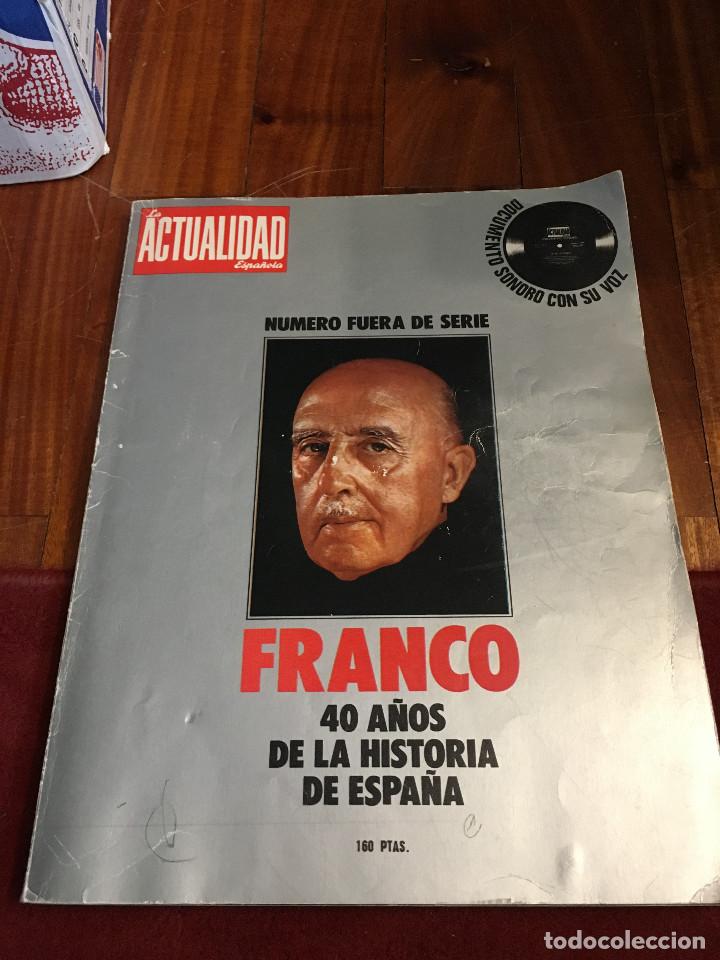 Libros antiguos: ACTUALIDAD FRANCO CON DISCO - Foto 1