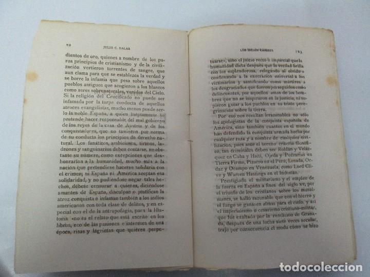 Libros antiguos: LOS INDIOS CARIBES. ETNOGRAFIA AMERICANA. JULIO C. SALAS. EDITORIAL AMERICA 1920. VER FOTOS - Foto 8 - 106635115