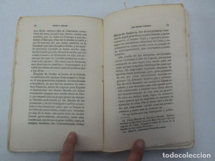 Libros antiguos: LOS INDIOS CARIBES. ETNOGRAFIA AMERICANA. JULIO C. SALAS. EDITORIAL AMERICA 1920. VER FOTOS - Foto 10 - 106635115