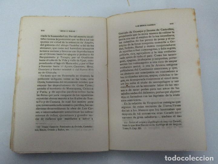 Libros antiguos: LOS INDIOS CARIBES. ETNOGRAFIA AMERICANA. JULIO C. SALAS. EDITORIAL AMERICA 1920. VER FOTOS - Foto 11 - 106635115