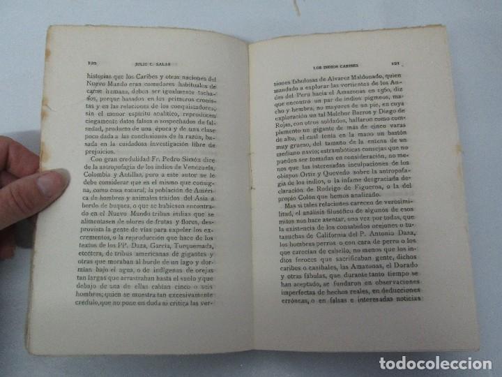 Libros antiguos: LOS INDIOS CARIBES. ETNOGRAFIA AMERICANA. JULIO C. SALAS. EDITORIAL AMERICA 1920. VER FOTOS - Foto 12 - 106635115