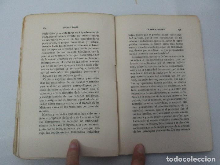 Libros antiguos: LOS INDIOS CARIBES. ETNOGRAFIA AMERICANA. JULIO C. SALAS. EDITORIAL AMERICA 1920. VER FOTOS - Foto 13 - 106635115