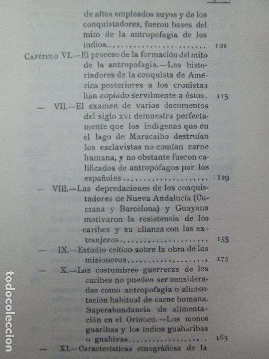 Libros antiguos: LOS INDIOS CARIBES. ETNOGRAFIA AMERICANA. JULIO C. SALAS. EDITORIAL AMERICA 1920. VER FOTOS - Foto 15 - 106635115