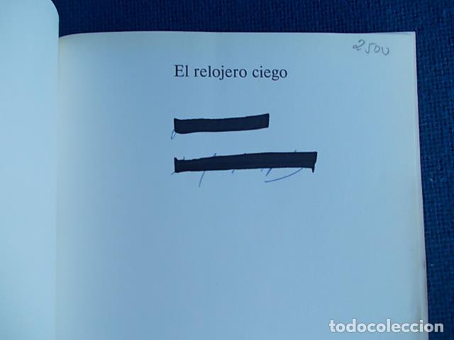Libros antiguos: El relojero ciego - Foto 2