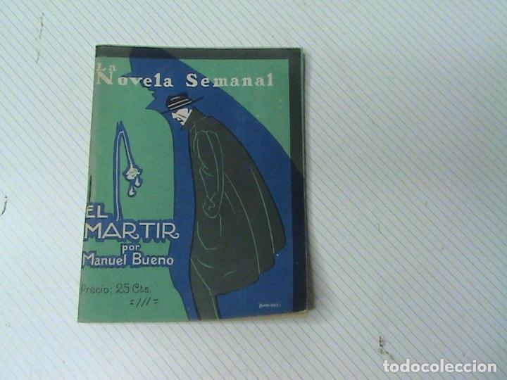 Libros antiguos: El m&aacute;rtir (autor: Manuel Bueno) - Foto 1