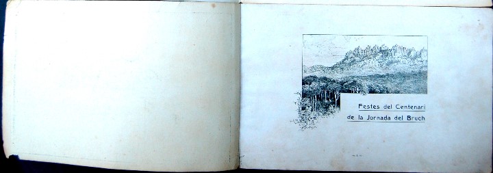 Libros antiguos: Igualada. Centenari de la Jornada del Bruch 1908. Programa de Festes. - Foto 2
