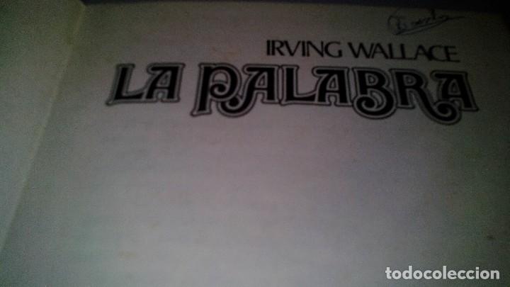 Libros antiguos: LA PALABRA-IRVING WALLACE-EDICIONES GRIJALVO - Foto 3