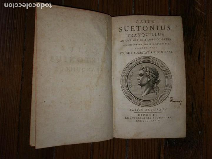 Libros antiguos: Caius Suetonius Tranquillus. 1783 - Foto 2