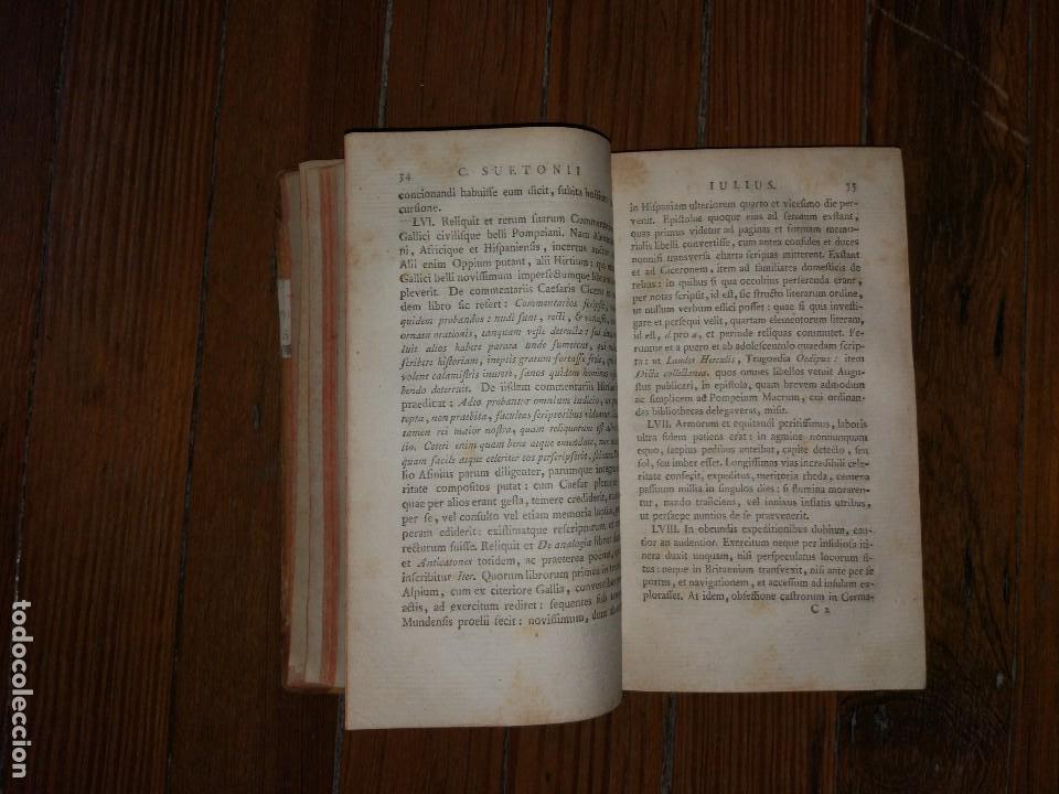 Libros antiguos: Caius Suetonius Tranquillus. 1783 - Foto 3
