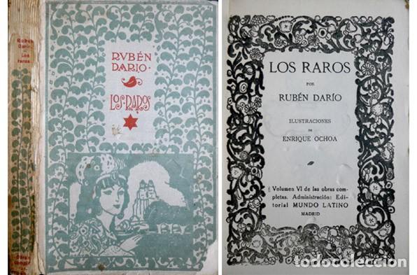 Libros antiguos: DAR&Iacute;O, Rub&eacute;n.  Los Raros.   1920. - Foto 1