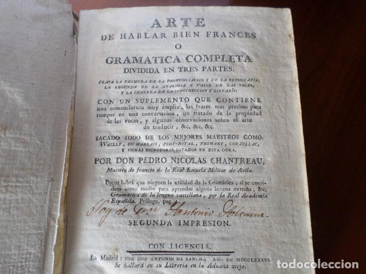 Libros antiguos: LIBRO DE GRAMATICA 1786 - Foto 6