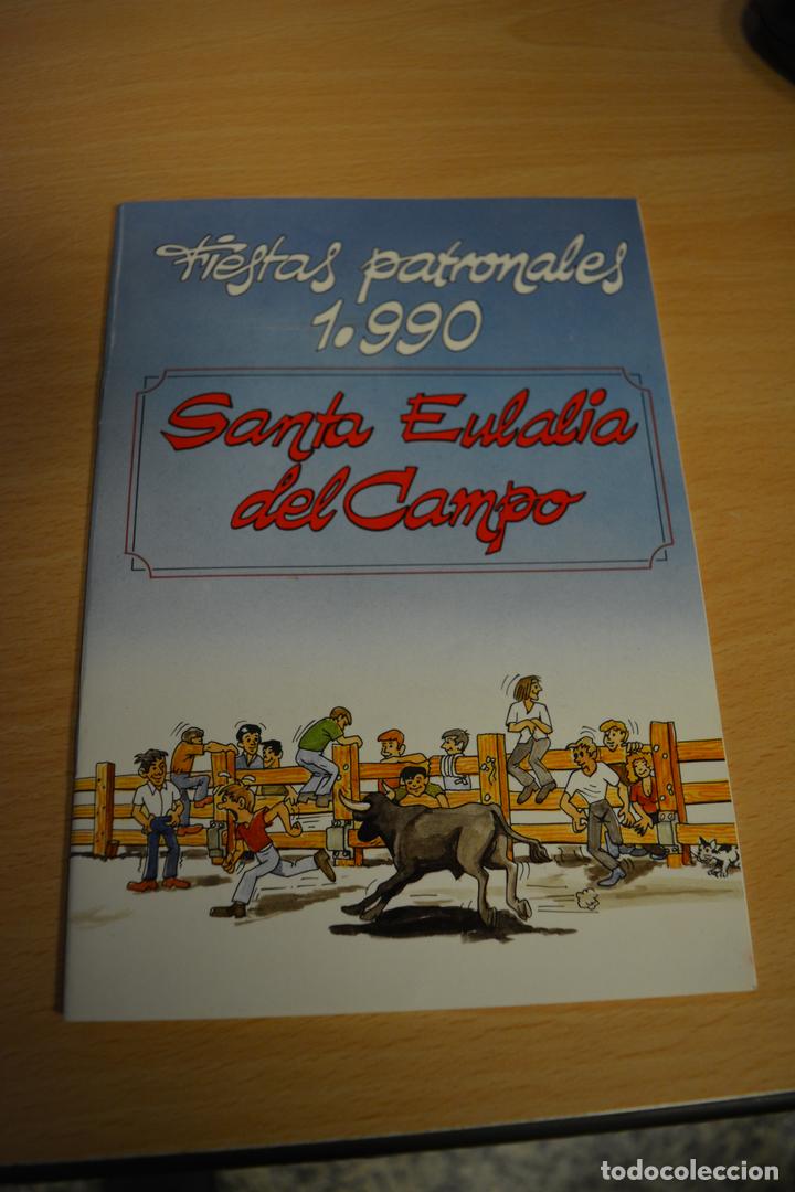 Libros antiguos: PROGRAMA DE FIESTAS DE SANTA EULALIA (TERUEL) 1990 - Foto 1