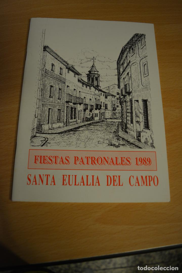 Libros antiguos: PROGRAMA DE FIESTAS DE SANTA EULALIA (TERUEL) 1989 - Foto 1