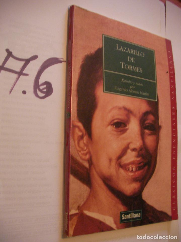 Libros antiguos: LAZARILLO DE TORMES - SANTILLANA - Foto 1