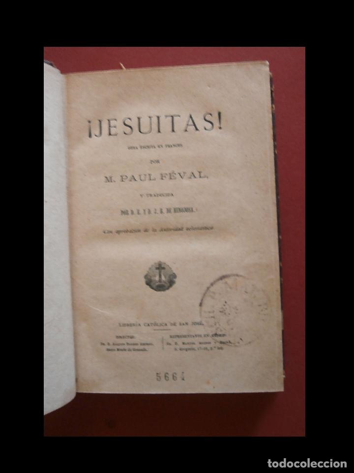 Libros antiguos: Jesuitas. Paul Feval - Foto 1