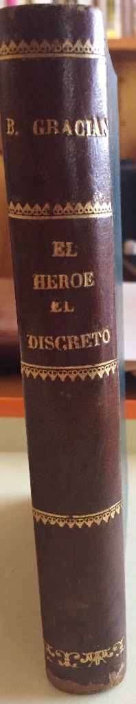 Libros antiguos: EL HEROE DISCRETO- BALTASAR GRACIAN 1.900 - Foto 5