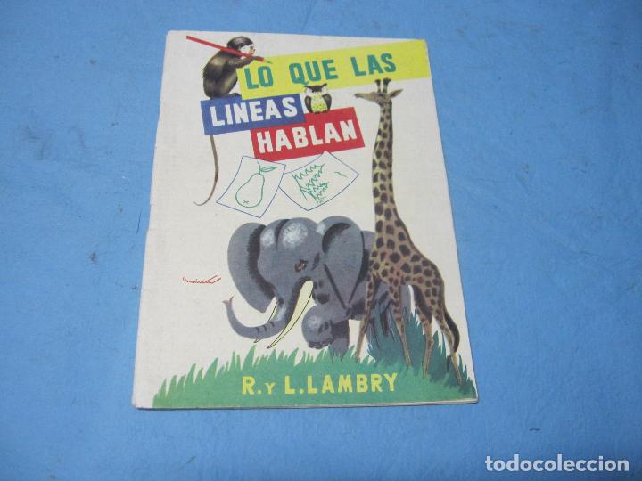 Libros antiguos: LO QUE LAS LINEAS HABLAN - Foto 1