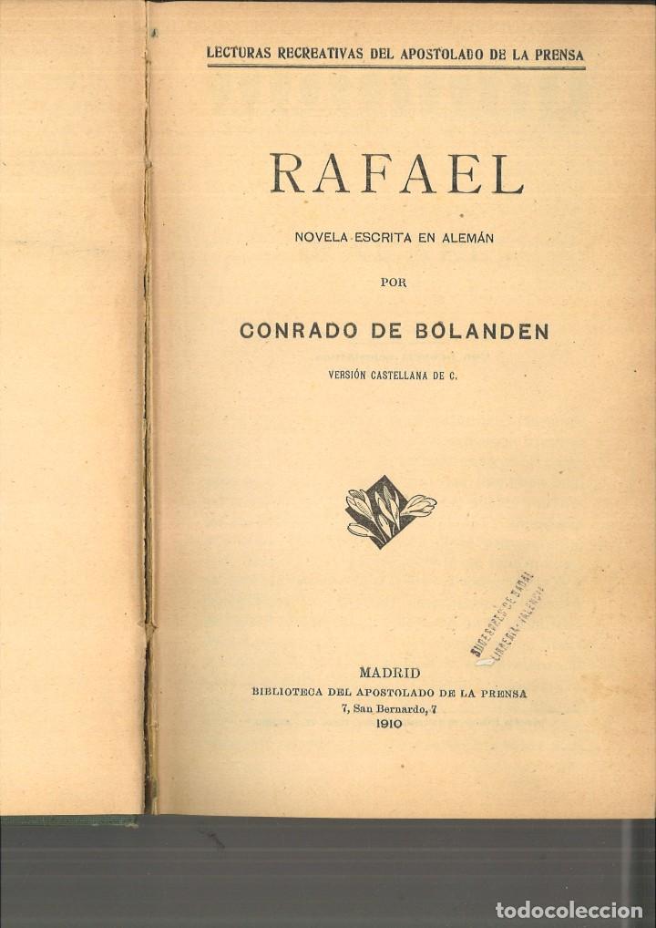 Libros antiguos: RAFAEL. Conrado de Bolanden - Foto 2