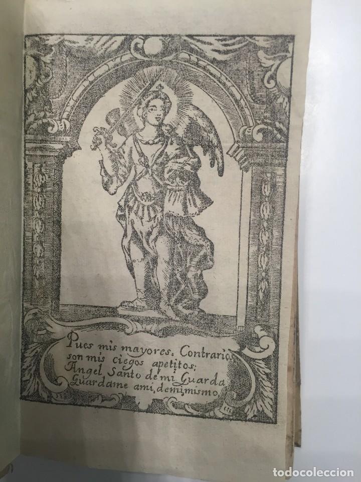 Libros antiguos: PRODIGIOS SANTOS ANGELES CATALU&Ntilde;A SERRA Y POSTIUS MIRACLES ANGES EO 1726 - Foto 2