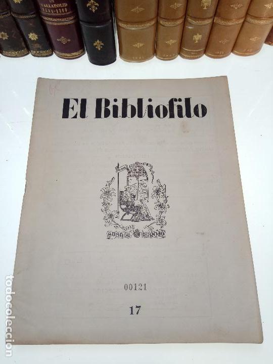 EL BIBLIÓFILO - SEGUNDA ÉPOCA - Nº 17 - OCTUBRE, NOVIEMBRE Y DICIEMBRE DE 1949 - MADRID - (Libros Antiguos, Raros y Curiosos - Literatura - Otros)
