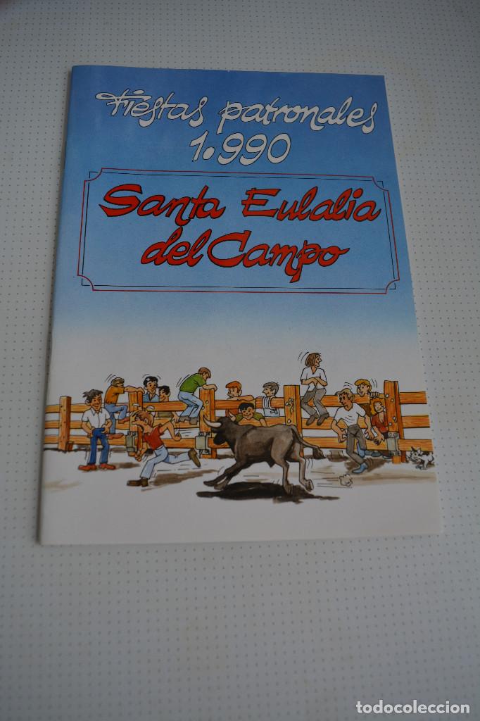 Libros antiguos: PROGRAMA DE FIESTAS DE SANTA EULALIA (TERUEL) 1990 - Foto 1