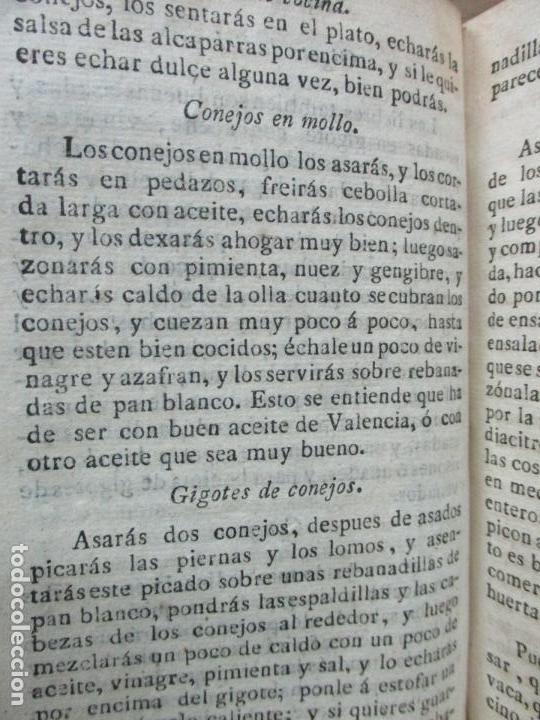 Libros antiguos: ARTE DE COCINA, PASTELERIA, VIZCOCHERIA, Y CONSERVERIA. FRANCISCO MARTINEZ MONTIÑO. 1822. - Foto 6 - 109587235
