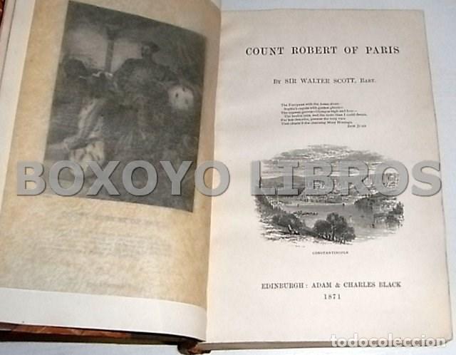 Libros antiguos: SCOTT, Walter. Count Robert of Paris - Foto 2