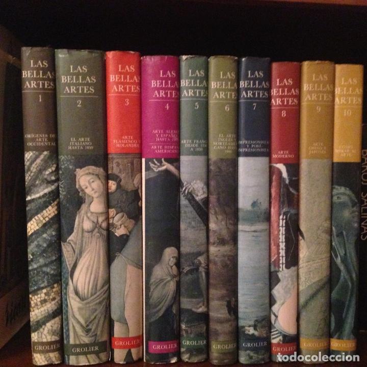 Libros antiguos: LAS BELLAS ARTES - 10 TOMOS