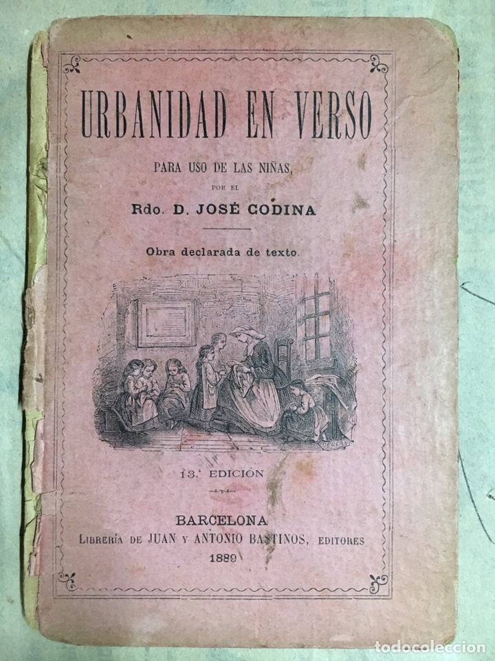 Libros antiguos: Urbanidad en verso - Foto 1