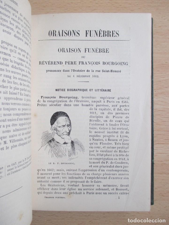 Libros antiguos: Oraisons fun&egrave;bres, de Bossuet - Foto 6