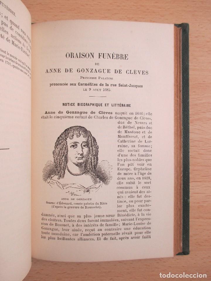 Libros antiguos: Oraisons fun&egrave;bres, de Bossuet - Foto 7