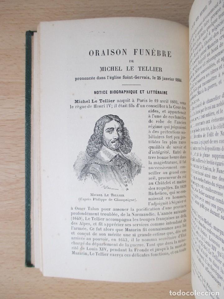 Libros antiguos: Oraisons fun&egrave;bres, de Bossuet - Foto 8