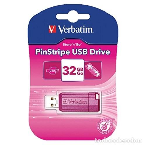 Old books: pendrive lapiz de memoria Verbatim 49056 - Memoria USB de 32 GB (10 MB/s), color rosa precintado