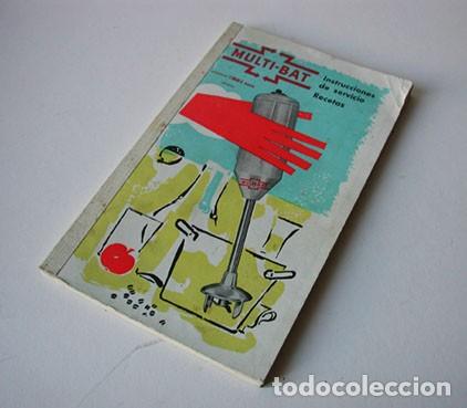 Libros antiguos: RECETAS E INSTRUCCIONES DE SERVICIO DE MULTI-BAT - Foto 1