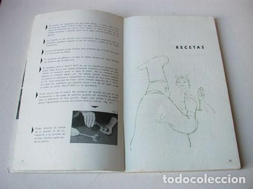 Libros antiguos: RECETAS E INSTRUCCIONES DE SERVICIO DE MULTI-BAT - Foto 3