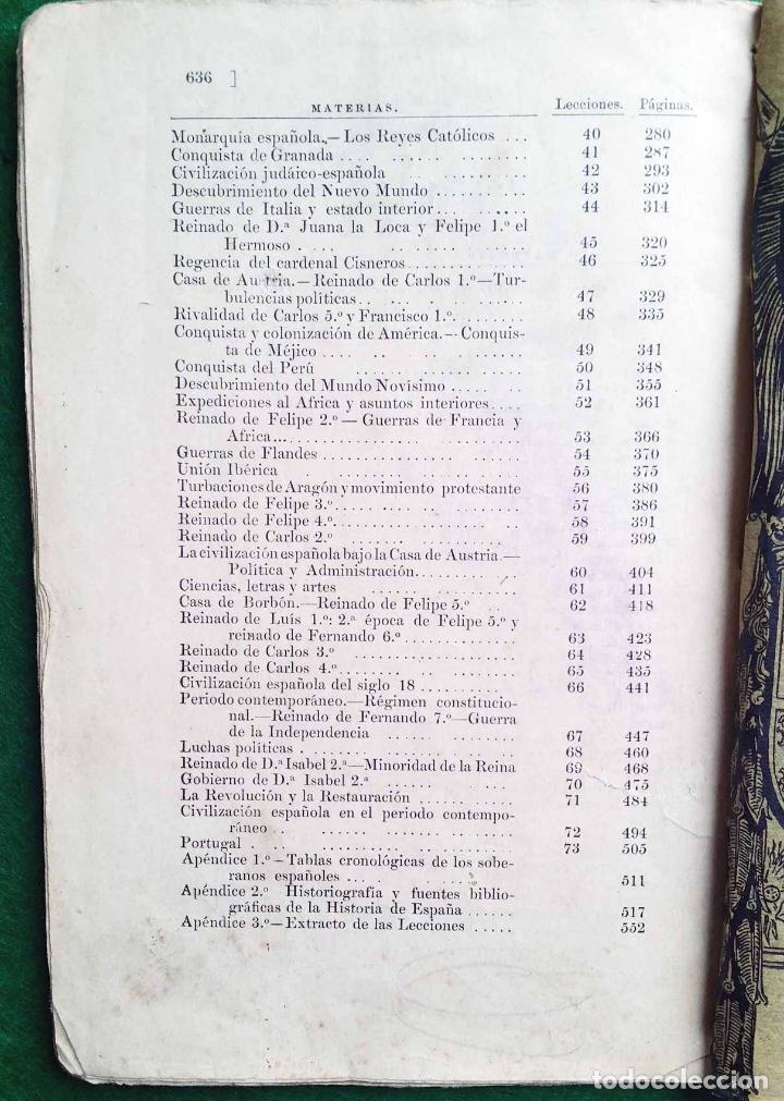 Libros antiguos: COMPENDIO DE HISTORIA DE ESPA&Ntilde;A DE 1898 - Foto 2