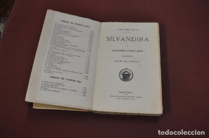 Libros antiguos: silvandira - obras de a. dumas - sin datar - ANO5 - Foto 2