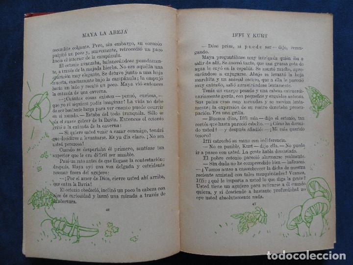 Libros antiguos: MAYA LA ABEJA, por Waldemar Bonsels. 1935 - Foto 4 - 111825023