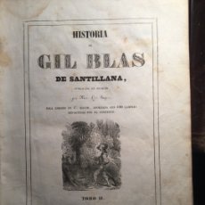 Libros antiguos: HISTORIA DE GIL BLAS DE SANTILLANA. LE SARGE. BARCELONA, BERGNES 1840-1841.. Lote 112064483