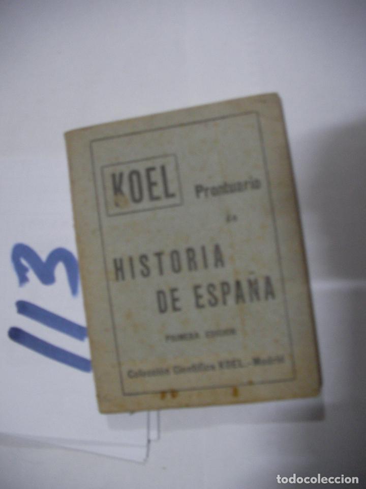 Libros antiguos: ANTIGUO LIBRO - HISTORIA DE ESPA&Ntilde;A - Foto 1