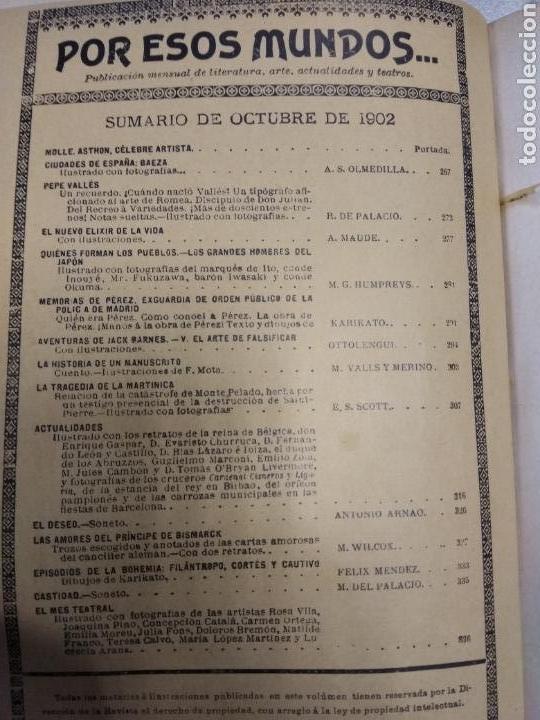 Libros antiguos: POR ESOS MUNDOS - Foto 5