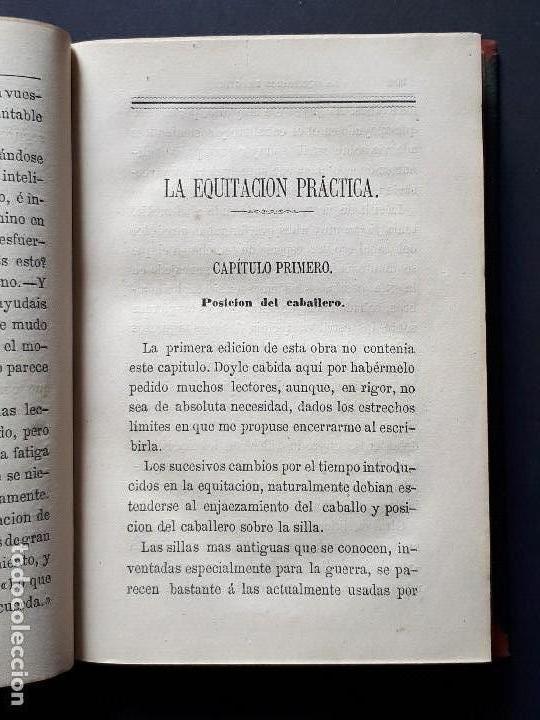 Libros antiguos: LA EQUITACI&Oacute;N PR&Aacute;CTICA- PELLIER, J. - VALENCIA (1887) - Foto 4