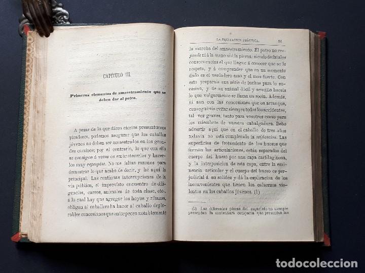 Libros antiguos: LA EQUITACI&Oacute;N PR&Aacute;CTICA- PELLIER, J. - VALENCIA (1887) - Foto 5