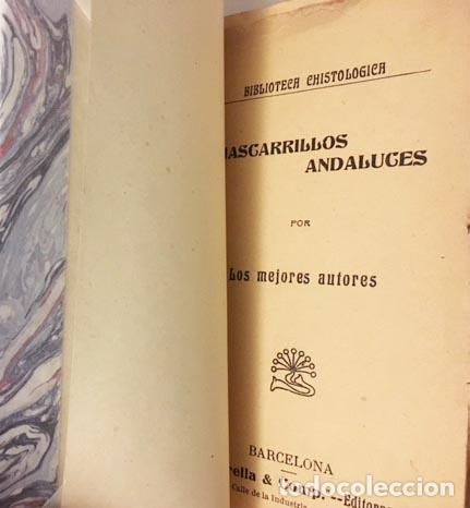 Libri antichi: Chascarrillos andaluces por los mejores autores. (1900)  Biblioteca Chistol&oacute;gica. B, Ilustraciones