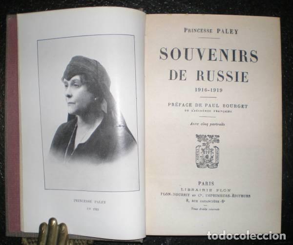 Libros antiguos: PALEY, PRINCESSE: SOUVENIRS DE RUSSIE 1916-1919 - Foto 2