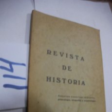 Libros antiguos: ANTIGUA REVISTA DE HISOTRIA - FACULTAD DE LA LAGUNA - SANTA CRUZ DE TENERIFE. Lote 113365311