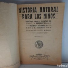 Libros antiguos: HISTORIAL NATURAL PARA LOS NIÑOS L.A.PARRAVICINI . Lote 113581467