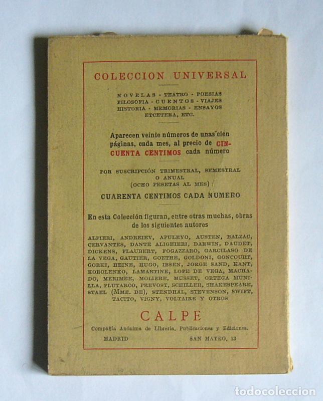 Libros antiguos: DOBLE ERROR - PROSPERO MERIMEE - EDITORIAL ESPASA-CALPE. 1919 - Foto 3