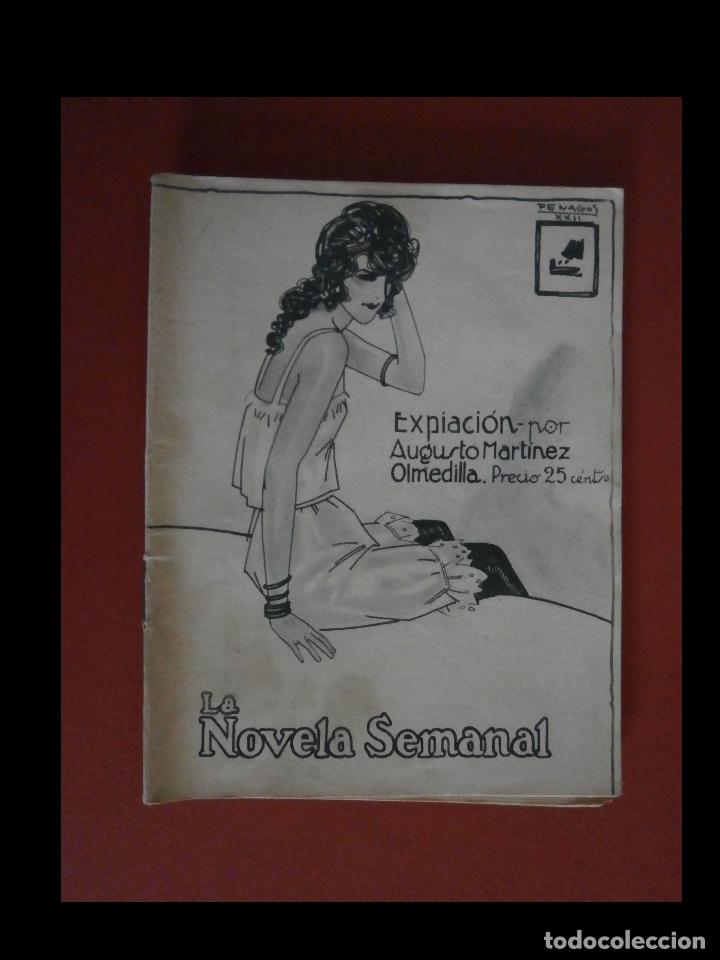Libros antiguos: Expiaci&oacute;n. Augusto Martinez Olmenilla - Foto 1